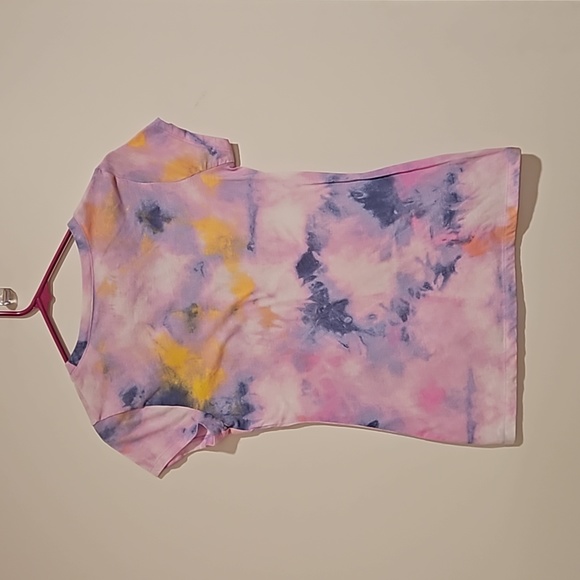 WOUND UP 'Take my advice, I'm not using it' graphic tee Med.(7-9) pink blue EUC - Picture 5 of 6